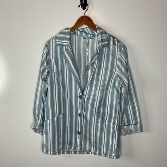 Show Me Your Mumu Brecken Jacket Striped Blazer Jacket Size Xsmall - Picture 3 of 7
